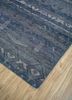 thyme blue wool hand knotted Rug - FoldShot