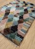 zuri multi afghan wool hand knotted Rug - FoldShot zuri multi afghan wool hand knotted Rug - FoldShot