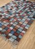 zuri multi afghan wool hand knotted Rug - FoldShot