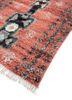 zuri red and orange afghan wool hand knotted Rug - FoldShot zuri red and orange afghan wool hand knotted Rug - FoldShot