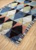 zuri multi afghan wool hand knotted Rug - FoldShot zuri multi afghan wool hand knotted Rug - FoldShot