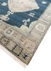 thyme blue wool hand knotted Rug - FoldShot thyme blue wool hand knotted Rug - FoldShot