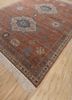 erbe red and orange wool hand knotted Rug - FoldShot erbe red and orange wool hand knotted Rug - FoldShot