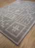 thyme grey and black wool hand knotted Rug - FoldShot thyme grey and black wool hand knotted Rug - FoldShot