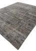 uvenuti grey and black wool hand knotted Rug - FoldShot