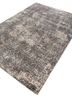 uvenuti grey and black wool hand knotted Rug - FoldShot