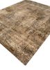 uvenuti beige and brown wool hand knotted Rug - FoldShot uvenuti beige and brown wool hand knotted Rug - FoldShot