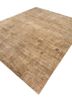 uvenuti beige and brown wool hand knotted Rug - FoldShot uvenuti beige and brown wool hand knotted Rug - FoldShot