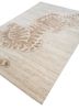 thyme beige and brown wool hand knotted Rug - FoldShot thyme beige and brown wool hand knotted Rug - FoldShot