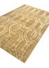 manifest gold wool hand knotted Rug - FoldShot manifest gold wool hand knotted Rug - FoldShot