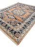 erbe red and orange wool hand knotted Rug - FoldShot