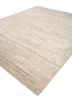 thyme beige and brown wool hand knotted Rug - FoldShot
