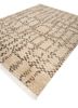 thyme beige and brown wool hand knotted Rug - FoldShot thyme beige and brown wool hand knotted Rug - FoldShot