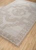 thyme beige and brown wool hand knotted Rug - FoldShot thyme beige and brown wool hand knotted Rug - FoldShot