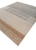 aprezo ivory afghan wool hand knotted Rug - FoldShot aprezo ivory afghan wool hand knotted Rug - FoldShot