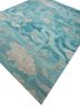 erbe blue wool hand knotted Rug - FoldShot