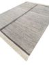 manifest grey and black wool hand knotted Rug - FoldShot