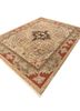 gulnar beige and brown wool hand knotted Rug - FoldShot gulnar beige and brown wool hand knotted Rug - FoldShot
