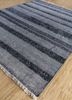 viscaya grey and black afghan wool hand knotted Rug - FoldShot viscaya grey and black afghan wool hand knotted Rug - FoldShot