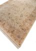 far east beige and brown wool hand knotted Rug - FoldShot