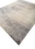 entropy ivory afghan wool and silk hand knotted Rug - FoldShot entropy ivory afghan wool and silk hand knotted Rug - FoldShot