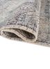 entropy blue wool and silk hand knotted Rug - FoldShot entropy blue wool and silk hand knotted Rug - FoldShot