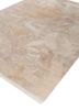 entropy ivory wool and silk hand knotted Rug - FoldShot entropy ivory wool and silk hand knotted Rug - FoldShot
