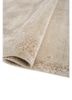 entropy ivory wool and silk hand knotted Rug - FoldShot