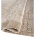 entropy ivory wool and silk hand knotted Rug - FoldShot