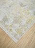far east ivory wool and silk hand knotted Rug - FoldShot far east ivory wool and silk hand knotted Rug - FoldShot