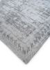 far east ivory wool and silk hand knotted Rug - FoldShot