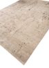entropy ivory wool and silk hand knotted Rug - FoldShot entropy ivory wool and silk hand knotted Rug - FoldShot
