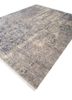entropy blue wool and silk hand knotted Rug - FoldShot entropy blue wool and silk hand knotted Rug - FoldShot