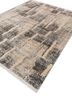 entropy beige and brown wool and silk hand knotted Rug - FoldShot entropy beige and brown wool and silk hand knotted Rug - FoldShot