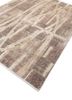 entropy ivory wool and silk hand knotted Rug - FoldShot entropy ivory wool and silk hand knotted Rug - FoldShot