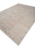 manifest ivory wool and silk hand knotted Rug - FoldShot