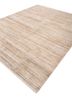 manifest ivory wool and silk hand knotted Rug - FoldShot