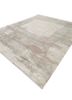 entropy ivory wool and silk hand knotted Rug - FoldShot entropy ivory wool and silk hand knotted Rug - FoldShot