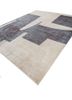 aprezo ivory wool and silk hand knotted Rug - FoldShot aprezo ivory wool and silk hand knotted Rug - FoldShot