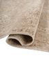 far east ivory wool and silk hand knotted Rug - FoldShot