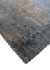entropy grey and black wool and silk hand knotted Rug - FoldShot entropy grey and black wool and silk hand knotted Rug - FoldShot
