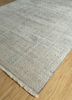 far east ivory wool and silk hand knotted Rug - FoldShot