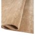 entropy beige and brown wool and silk hand knotted Rug - FoldShot