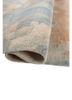 entropy beige and brown wool and silk hand knotted Rug - FoldShot entropy beige and brown wool and silk hand knotted Rug - FoldShot