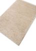 urban pause by kavi ivory wool hand knotted Rug - FoldShot