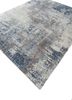 uvenuti grey and black afghan wool and silk hand knotted Rug - FoldShot uvenuti grey and black afghan wool and silk hand knotted Rug - FoldShot