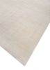 entropy ivory wool and silk hand knotted Rug - FoldShot