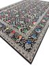 playing with tradition grey and black wool and silk hand knotted Rug - FoldShot playing with tradition grey and black wool and silk hand knotted Rug - FoldShot