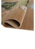 days beige and brown wool and silk hand knotted Rug - FoldShot days beige and brown wool and silk hand knotted Rug - FoldShot