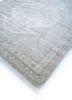 thyme grey and black wool hand knotted Rug - FoldShot